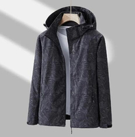 Veste de sport camouflage pour femme, tendance automne, fine, respirante, coupe-vent, imperméable, doublure en laine, pour l'extérieur