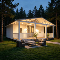 Maison conteneur modulaire extensible de 20 pieds de qualité supérieure avec salle de bain et cuisine pour la vie quotidienne