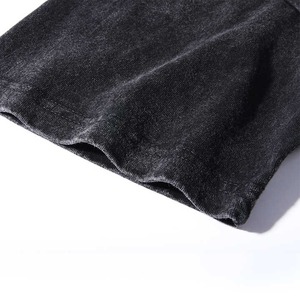 Meilleure vente 100% coton biologique T-shirt pour homme délavé à l'acide 240 grammes Tissu tricoté à motif solide surdimensionné - Product Image 6