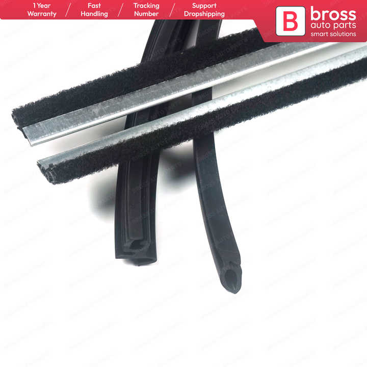 BSR534 Sunroof Seal Brush Gasket Metal Rubber Set 1087820098 1157820198 1087820198 for W123 W126 Sent From Turkey