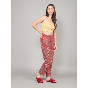 Pijama 100% Algodón Estampado con Bolsillos, Vestido de Dormir Tejido ODM con Cierre de Botones y Cordón, Logotipo Personalizado, Estampado Animal, Talla XS - Product Image 4