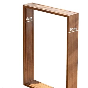 กรอบรูปแบบลอยทำจากแก้วสองด้าน3D งานตามสั่งสำหรับการแสดงดอกไม้อัด - Product Image 5