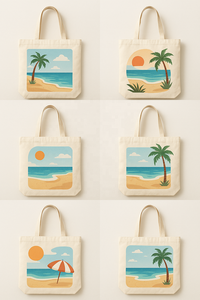 Bolsa de Compras Reutilizable, Resistente y Ecológica, de Lona de Algodón Grande, con Logotipo Personalizado - Product Image 6