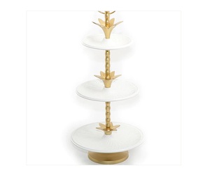 ที่วางเค้กบนโต๊ะอเนกประสงค์สำหรับของหวานมัฟฟินของว่างตกแต่งจัดแสดงผลไม้ตกแต่งเซ็นเตอร์พีซปาร์ตี้บุฟเฟต์ตกแต่งงานแต่งงาน - Product Image 4