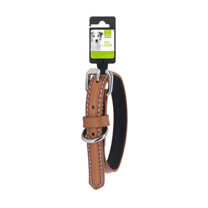 Raised Center Design PU Dog <b>Collar</b> for <b>Pets</b> - Product Image 3