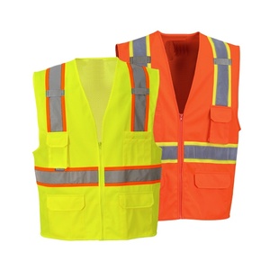 Hi-viz <b>Security</b> Uniform Low MOQ Safety Vest High Visibility Reflective ANSI Class 2 Customized Logo - Product Image 1