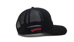 Gorra Trucker de Malla de 6 Paneles al por Mayor con Logotipo Lateral Impreso, Cinta Adhesiva, Hebilla de Plástico Ajustable, Gorra de Sol con Parche Bordado, Gorra Hip Hop - Product Image 4