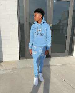 100% coton tissu fait léger hommes survêtement à vendre vente chaude meilleur fournisseur en vrac quantité hommes survêtement OEM 2025 - Product Image 1