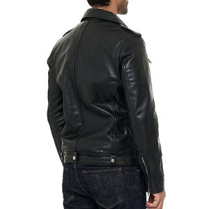 Chaquetas de cuero Hombres Otoño Estilo popular Hombres Chaqueta de cuero Venta al por mayor Moda Cool Zipper Pu Chaquetas de cuero para hombres - Product Image 5