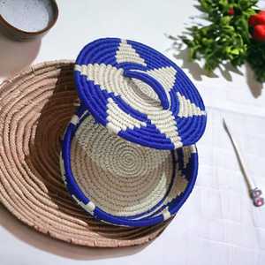 Gran oferta, cesta decorativa de almacenamiento pequeña, cesta de hierba Sabai hecha a mano para artículos pequeños, caja organizadora bonita para habitación de niños - Product Image 1