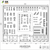 Équipement de musculation commercial SK 360 m², ensemble complet de machines à charges libres, machine d'entraînement de force réglable, acier de haute qualité pour la musculation
