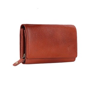 Portefeuille long en cuir pour femme avec fermeture éclair et protection RFID, design unisexe, logo personnalisé - Exportation indienne de haute qualité - Product Image 1