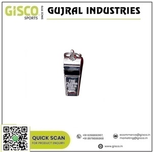 Standard Quality Nickel Plated Brass <b>Whistles</b> Used to Alert others in Emergency Situations from Indian Supplier - Product Image 2