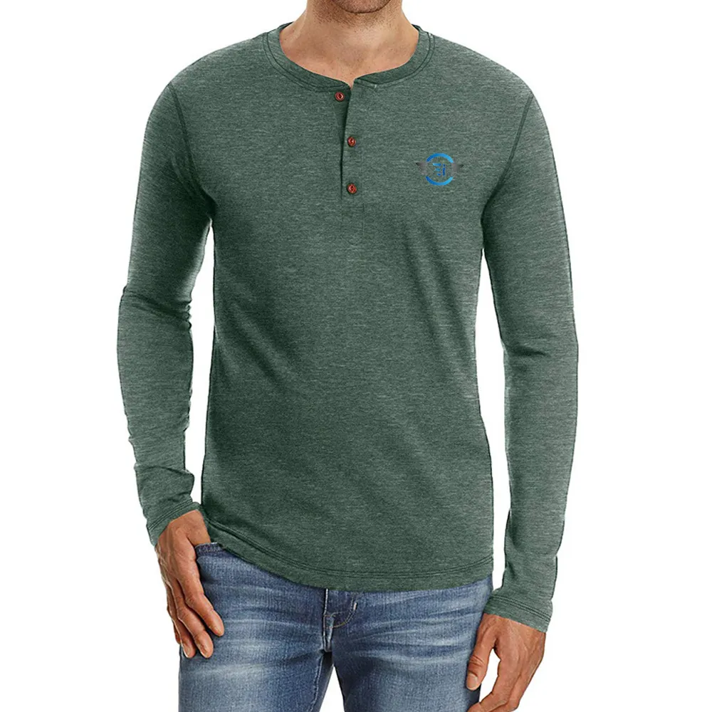 Men Wholesale Cheap New Fashionable Full Sleeve Tee Custom Casual T-shirt Unisex Athletic Jersey Comfortable Men T-shirt