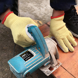 ถุงมือป้องกันไฟอุตสาหกรรมผ้าคอตตอนทนต่อการขาดทนต่อการสึกหรอทนต่อการบาด - Product Image 4