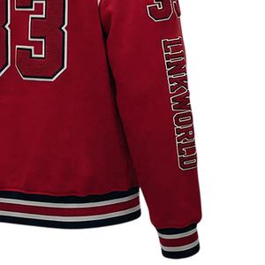 Pulls à capuche et sweats en molleton 100 % coton surdimensionnés en gros – Nouvelle mode : Hoodie d'hiver imprimé Linkworld - Product Image 5