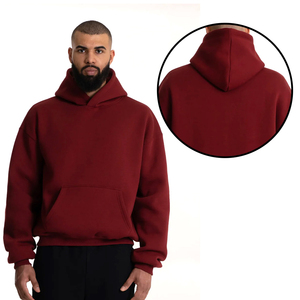 Sweat-shirts oversize pour hommes, respirants, de bonne qualité, au design optimal, 100% coton, imperméables, écologiques, pour l'hiver, en stock, fabriqués en usine - Product Image 5