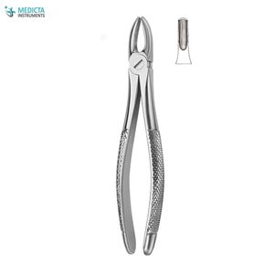 Fórceps de extracción Patrón inglés Incisivos superiores y bicúspides Fig. 1-Instrumentos dentales - Product Image 3