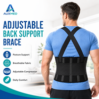 Ceinture de soutien lombaire réglable, respirante et confortable pour corriger la posture et soulager les douleurs du bas du dos