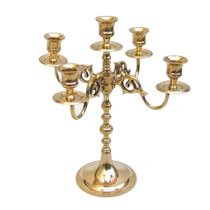Bougie votive en fil métallique au design exclusif Accessoires de décoration pour la maison Support votif fait main plaqué or avec une qualité durable - Product Image 4
