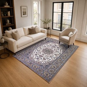 <b>RUGS</b> DEPOT LXDP-0876 Wholesale Grey Silver Modern Vintage Digital Printed Machine Washable Chenille Area <b>Rug</b> <b>Non</b> <b>Slip</b> - Product Image 2