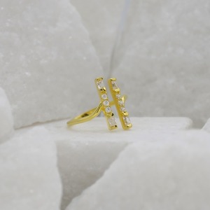 2025 Baguette Zircon Wedding Band Most Popular 925 Sterling <b>Silver</b> <b>Stacking</b> <b>Ring</b> Elegant Gold Plated Fine Jewelry for Women - Product Image 5