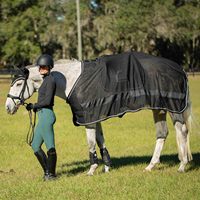Ringside Mesh Scrim Show Sheet pour chevaux Feuille de cheval personnalisée Ripstop Couverture de participation équine Tapis de cheval de haute qualité