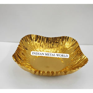 Tazón de Metal Dorado de Primera Calidad para Servir Chocolate y Aperitivos, para el Hogar, Cenas y Eventos, a un Precio Excelente - Product Image 6