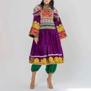 2025 últimos diseños vestido afgano mujeres precio al por mayor hecho a mano estilo Banjara afgano Kuchi Tribal vestidos Vintage para mujeres - Product Image 5