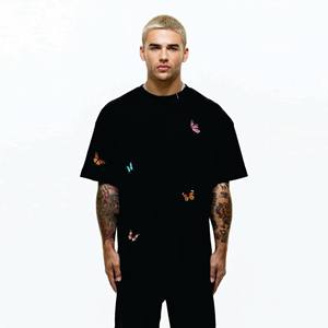 เสื้อยืดผู้ชายโอเวอร์ไซส์ผ้าฝ้าย100% คุณภาพสูง | ว่างเปล่าสำหรับกำหนดเอง - Product Image 1