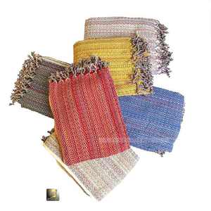 Toalla de playa turca de algodón orgánico Ultra absorbente Ayseliza COZY OTOÑO 104 Secado rápido Ligero Acabado suave Resistente a la arena - Product Image 1