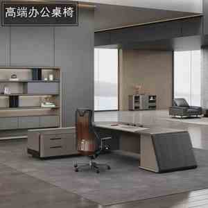 Ahşap ofis masası Modern patron ofis mobilya direktörü yönetici ofis masası idareci masası - Product Image 3