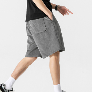 2025 hommes décontracté sport Fitness Jogging Shorts bonne qualité mode plaine teint numérique respirant rapide toile taille élastique - Product Image 5