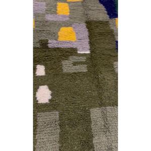 Auténtica Alfombra Marroquí Hecha a Mano, Boucherouite, Estilo Bohemio, Colorida, Vintage, Decoración Artesanal del Atlas - Product Image 1