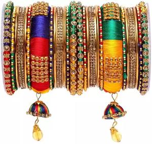 NICE WS internacional multi color brazaletes metálicos hermosa jurra alta calidad brazaletes de metal irrompibles Churia nupcial Churian - Product Image 2