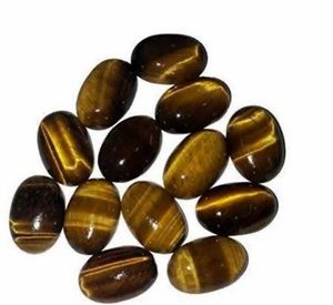 พลอยตาเสือธรรมชาติ รูปทรงผสม ขัดเงา แบบหลวม คุณภาพสูง สีน้ำตาล รับรองโดยผู้ตรวจสอบบุคคล ราคาขายส่ง - Product Image 3