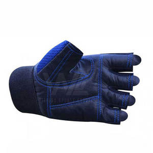 Guantes de levantamiento de pesas para gimnasio Guantes de entrenamiento Entrenamiento de cuero Guantes de levantamiento de pesas para entrenamiento físico - Product Image 5
