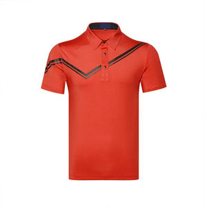 Camisetas de algodón 100% para hombre, a rayas camiseta blanca, ropa para hombre, camiseta elástica, camiseta Polo de Golf, camisetas Polo con logotipo personalizado transpirable - Product Image 4