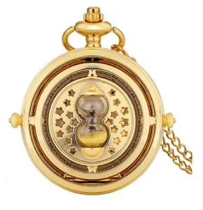 Reloj con colgante en tono dorado adornado con diseño floral y de herradura multitono en la parte posterior de la caja para hombre disponible a precio al por mayor - Product Image 4