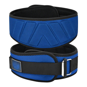 เข็มขัดยกน้ำหนักไนลอนนีโอพรีนระบายอากาศสำหรับยิมอุปกรณ์ออกกำลังกาย - Product Image 1