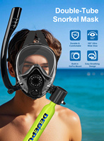 DEDEPU Respiration Sous-Marine 0.5L Réservoir Portable 6-12 Min Équipement De Plongée Réservoir Poumon Rechargeable avec 3000 PSI