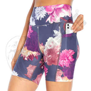 กางเกงขาสั้นรัดหน้าท้องสำหรับเล่นโยคะฟิตเนสสามย่อหน้ากางเกงขาสั้นยกกระชับก้นกางเกงวิ่งปั่นจักรยานเล่นกีฬาเข้ายิมฟิตเนสใหม่ล่าสุด - Product Image 4