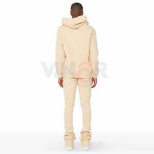 Chándal de 2 piezas de algodón de alta calidad, ropa de calle Unisex, chándal personalizado Dtg con estampado de pantalla Sun Fade Heavyweight para hombre - Product Image 2