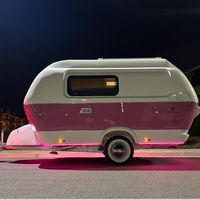 Petite caravane teardrop légère de 45 kg, mini-caravane moderne en vente, livraison rapide