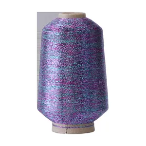 Üçlü renk MH tipi dekoratif kumaş dantel giysi aksesuarları örgü metalik iplik nakış ipliği