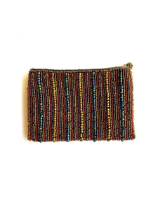 Bolsa de Monedas Bordada con Cuentas, Elegante Bolso de Mano con Correa para la Muñeca, Bolsa de Maquillaje, Clutch Clásico con Perlas y Diamantes de MD HANDICRAFTS - Product Image 4