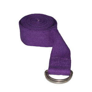 Ceinture d'étirement écologique en coton durable pour l'entraînement de flexibilité des exercices de yoga personnalisable plusieurs couleurs - Product Image 2