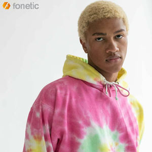 เสื้อฮู้ดดี้ลายไทไดสำหรับฤดูหนาว แบบสั่งทำพิเศษสำหรับผู้ชาย ป้องกันลม ทรงโอเวอร์ไซส์ คุณภาพสูง จำนวนมาก - Product Image 5