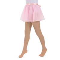 Paket Pakaian Tari Latihan Tulle 3-Potong untuk Anak-anak dengan Pinggang Elastis dan Desain Jala 3D untuk Panggung & Penari