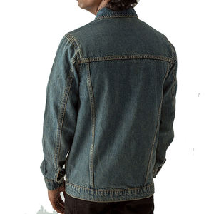 New Design <b>Men</b> Custom Size <b>Denim</b> <b>Jacket</b> Casual Style Fashionable Quick Dry Solid Color Jeans <b>Jacket</b> OEM Serviced <b>Jackets</b> <b>For</b> <b>Men</b> - Product Image 3